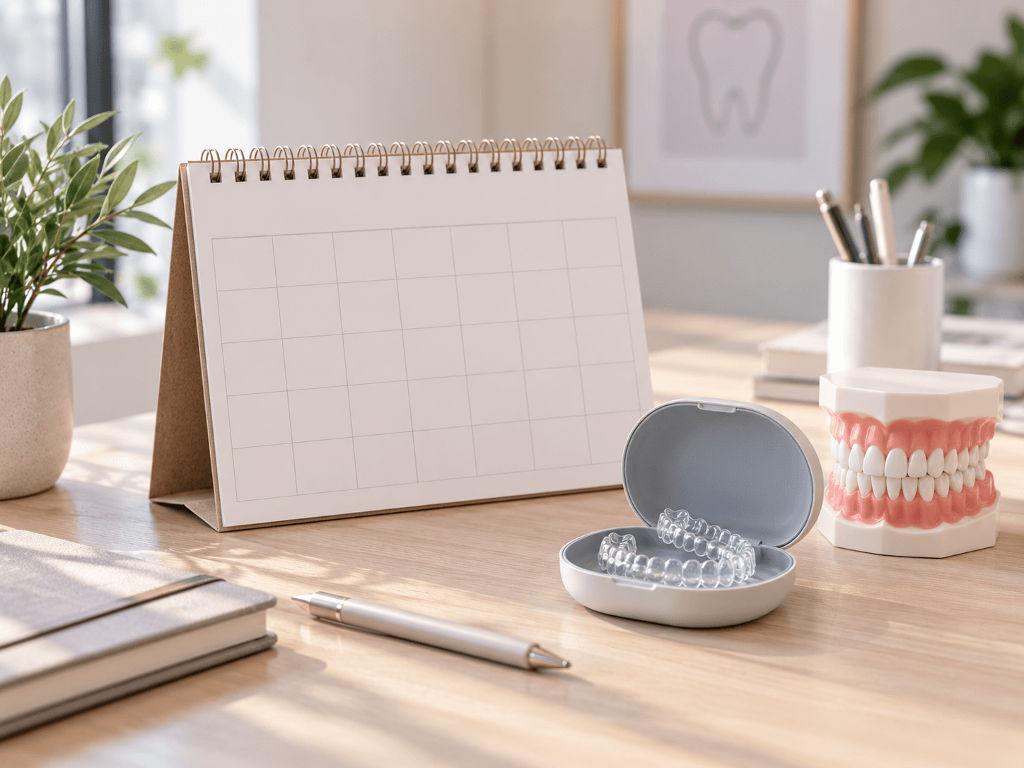 Calendrier de suivi orthodontique