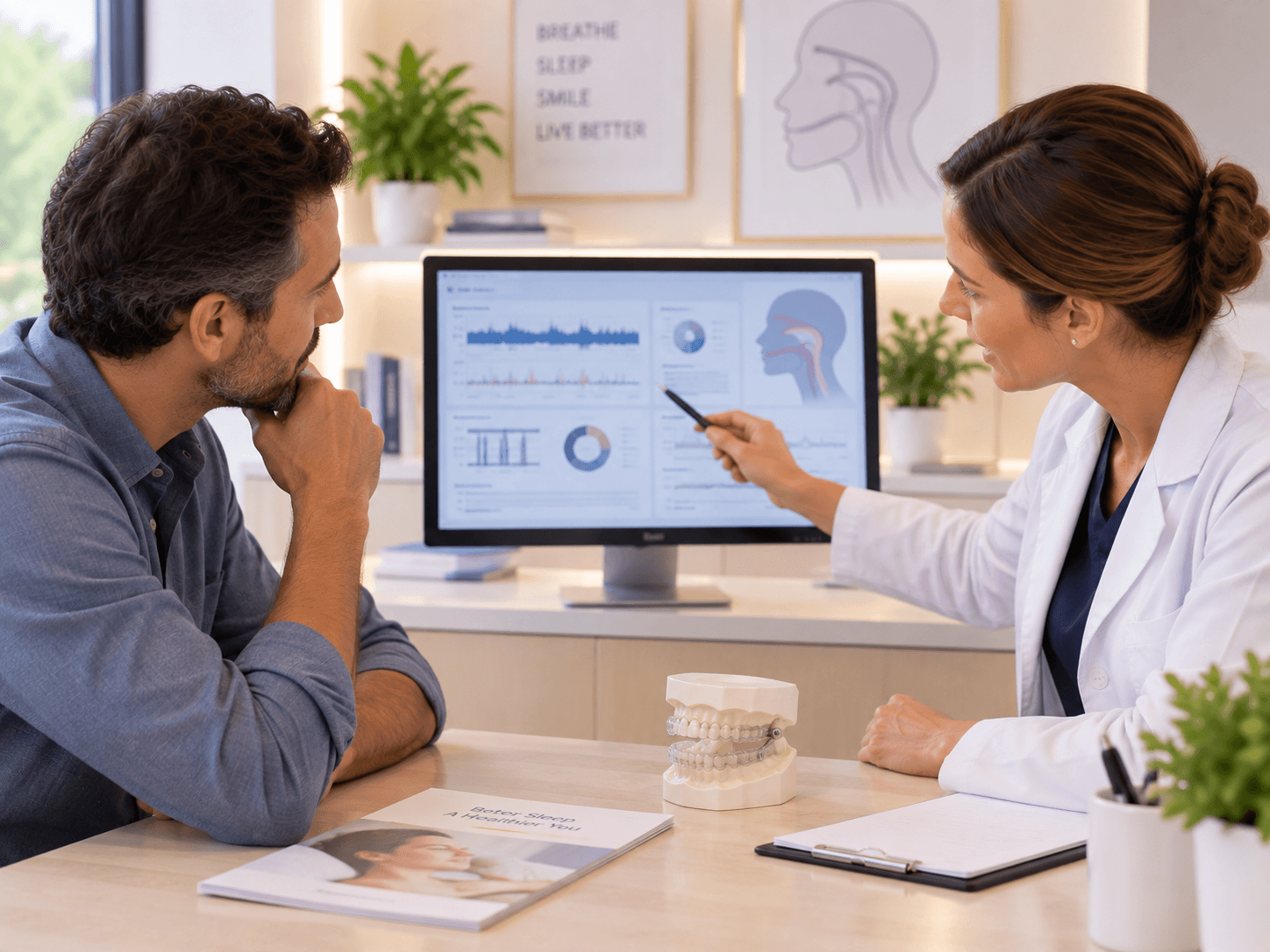 Discussion of a sleep assessment
