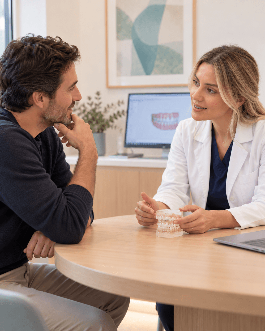 Consultation orthodontique adulte