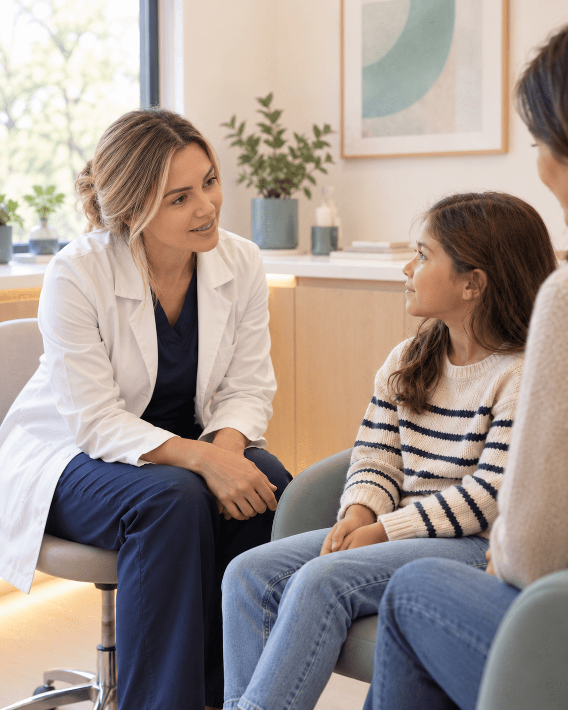 Enfant accueilli en consultation