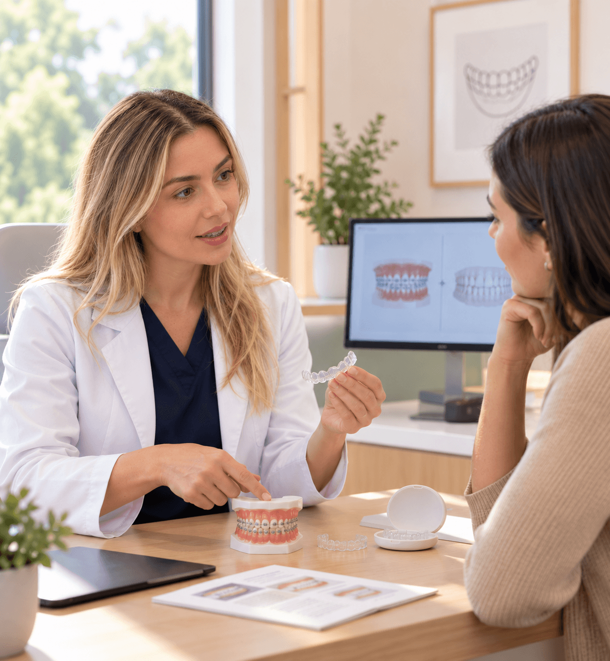Conversation autour des options de traitement