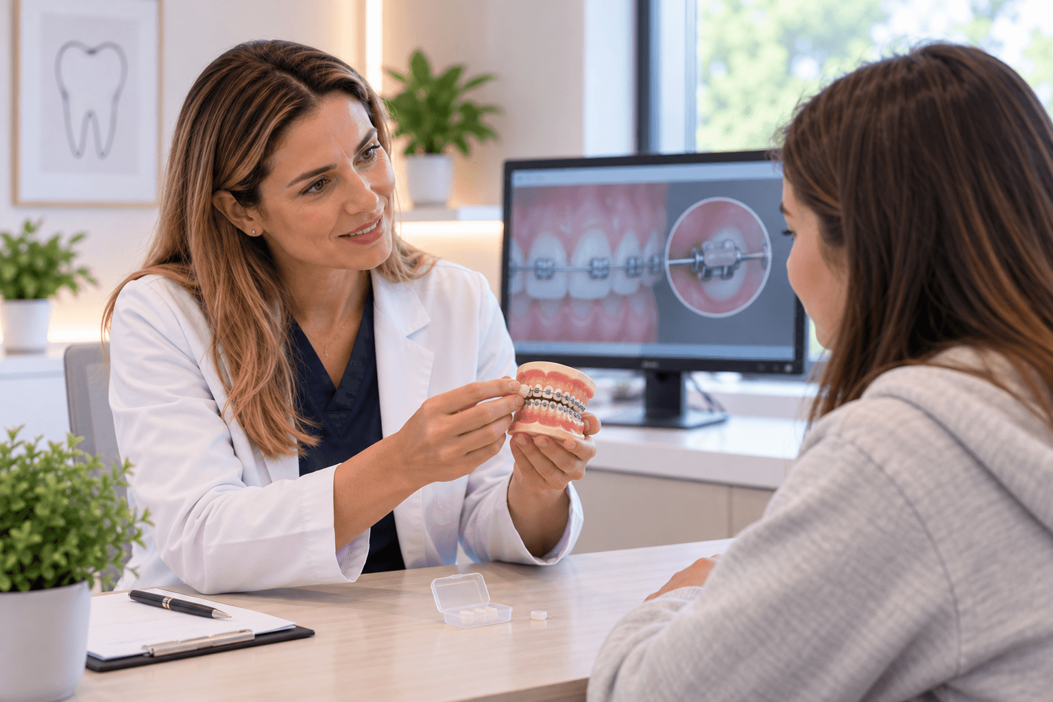 Calm assessment of an orthodontic problem